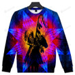 Native American Chief And Horse Ugly Christmas Sweater, All Over Print Sweatshirt