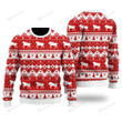 Funny Cows In Snow Ugly Christmas Sweater, Funny Cows In Snow 3D All Over Printed Sweater
