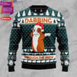 Dabbing Through The Snow Guinea Pig Ugly Christmas Sweater, All Over Print Sweatshirt