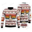 Best Beagle Dad Ever Ugly Christmas Sweater, All Over Print Sweatshirt