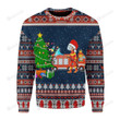 Firefighter Presents Ugly Christmas Sweater, All Over Print Sweatshirt