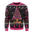 Merry Christmas Breast Cancer Awareness Ugly Sweater