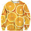 Oranges Ugly Christmas Sweater, All Over Print Sweatshirt