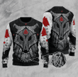 Viking Wolf Ugly Christmas Sweater, All Over Print Sweatshirt