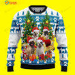 French Bulldog Greeting Ugly Christmas Sweater