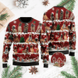 Bullmastiff Ugly Christmas Sweater, All Over Print Sweatshirt