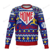 Softball Home Ugly Christmas Sweater, All Over Print Sweatshirt