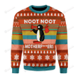 Noot Noot Motherf*kers Ugly Christmas Sweater, All Over Print Sweatshirt