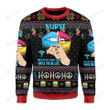 Nurse Life Hippie Ugly Christmas Sweater 3D