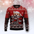 Pembroke Welsh Corgi Will Be Watching You Ugly Christmas Sweater, All Over Print Sweatshirt
