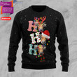 Cow Ho Ho Ho Ugly Christmas Sweater, All Over Print Sweatshirt