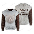 Alpaca Give A Fluff Ugly Christmas Sweater, All Over Print Sweatshirt
