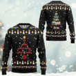 Firetruck Christmas Tree Ugly Christmas Sweater, Firetruck Christmas Tree 3D All Over Printed Sweater