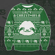 Sloth Lazy Christmas Ugly Christmas Sweater, All Over Print Sweatshirt