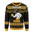 Reps For Jesus Ugly Christmas Sweater, All Over Print Sweatshirt