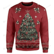 Xmas Tree Ugly Christmas Sweater, All Over Print Sweatshirt
