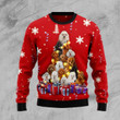 Christmas Tree Poodle Ugly Christmas Sweater, Christmas Tree Poodle 3D All Over Printed Sweater