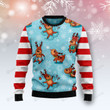 Reindeer Cute Ugly Christmas Sweater, All Over Print Sweatshirt