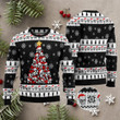 Skull Pine Tree Christmas Ugly Sweater