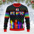 All Vote Matters Ugly Christmas Sweater, All Over Print Sweatshirt