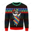 Jesus LGBT Ugly Christmas Sweater, Jesus LGBT 3D All Over Printed Sweater