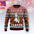 Fa Lla Lla Llamas For Unisex Ugly Christmas Sweater, All Over Print Sweatshirt