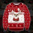 Holiday Chihuahua Ugly Christmas Sweater, All Over Print Sweatshirt