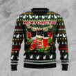 Meowy Christmas Socks Ugly Christmas Sweater, All Over Print Sweatshirt