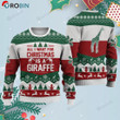 Giraffe All I Want For Ugly Christmas Sweater