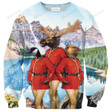 The Most Canadian Thing Ever Ugly Christmas Sweater, All Over Print Sweatshirt