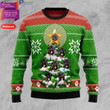 German Shepherd Ugly Christmas Sweater, All Over Print Sweatshirt
