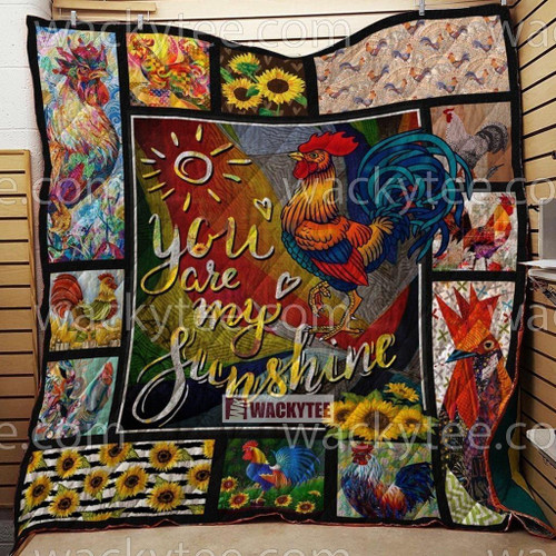 3d Chicken You Are My Sunshine Quilt Blanket Great Customized Blanket Gifts For Birthday Christmas Thanksgiving