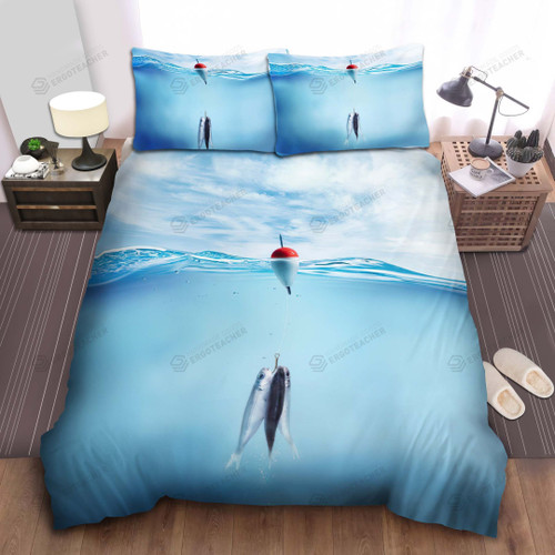 3 Baits Under Water Bed Sheets Spread Duvet Cover Bedding Sets
