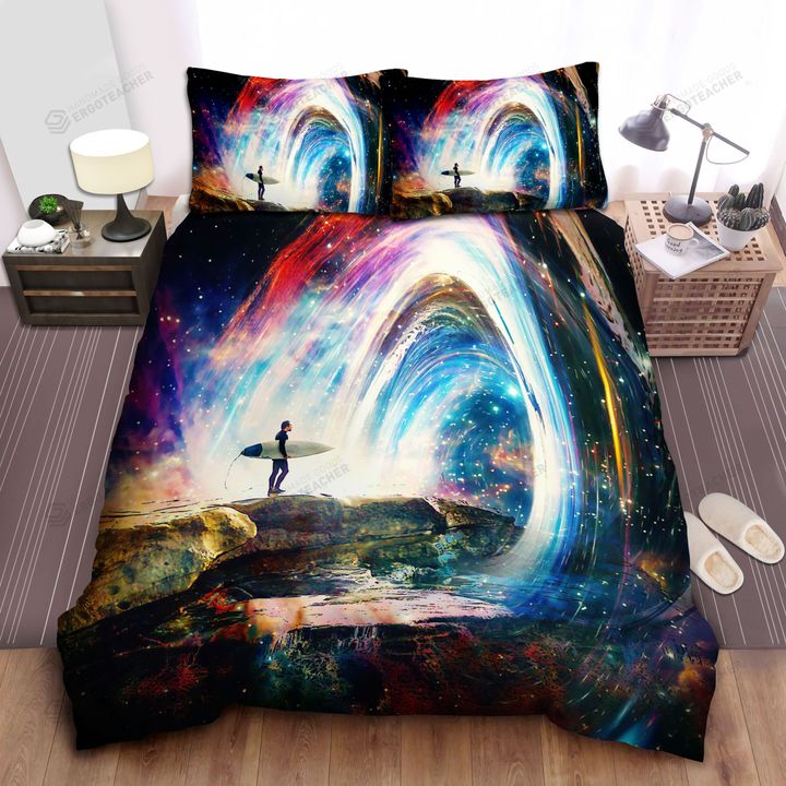 The Galaxy Portal Illustration Bed Sheets Spread  Duvet Cover Bedding Sets