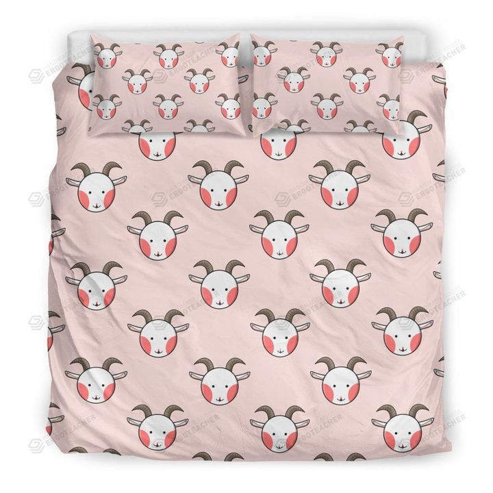 Pink Goat Bedding Set Bed Sheet Duvet Cover Bedding Sets