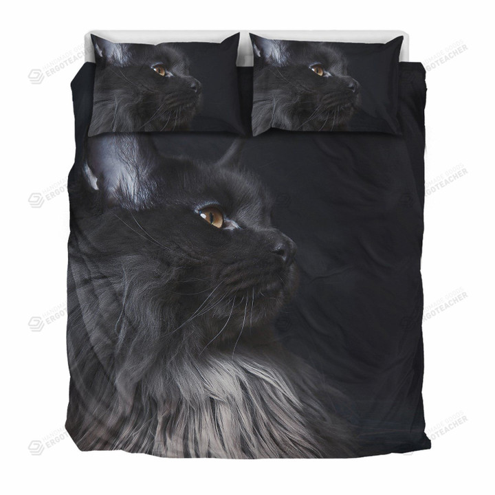 Maine Coon Cat Kitten Bed Sheets Duvet Cover Bedding Sets