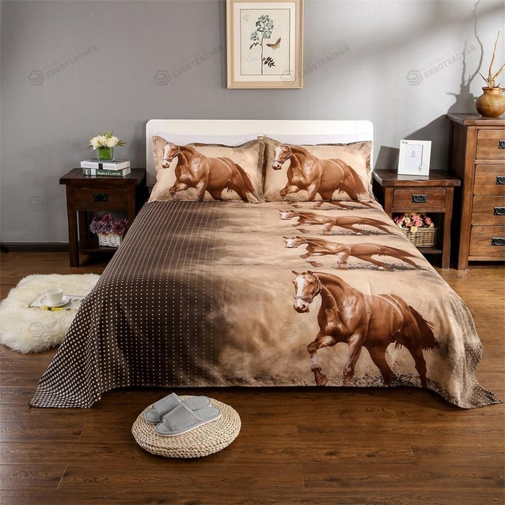Horses Bed Sheets Duvet Cover Bedding Sets