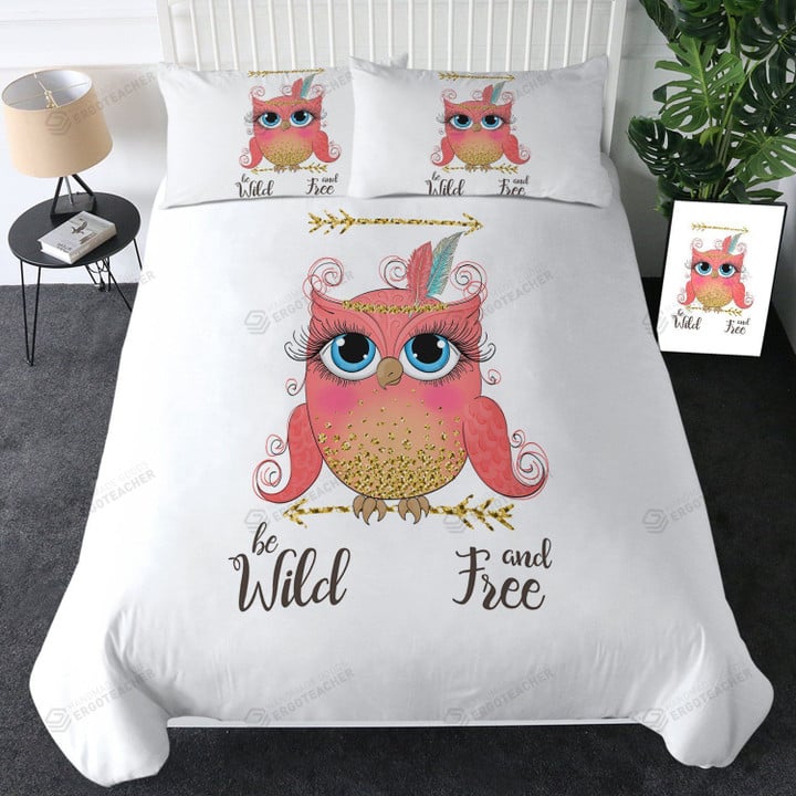 Owl Be Wild 🦉& Free  Bed Sheets Duvet Cover Bedding Sets