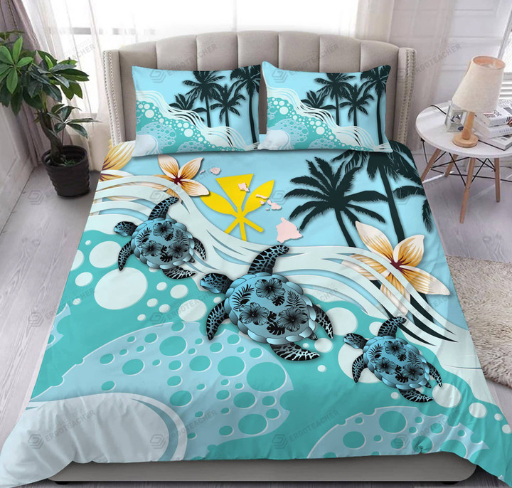 Turtle Hawaii Beach Bed Sheets Duvet Cover Bedding Sets