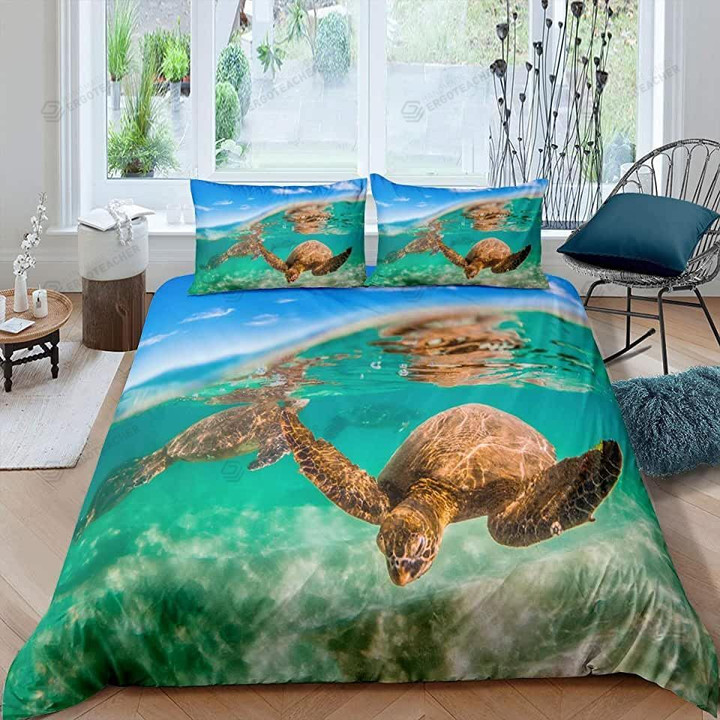 Sea Turtle Bed Sheets Duvet Cover Bedding Sets
