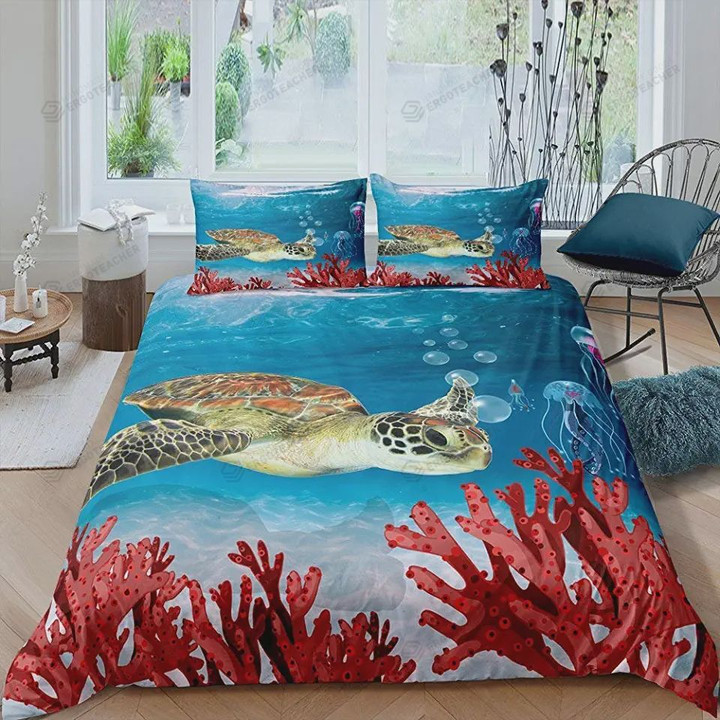 Turtle Bed Sheet Duvet Cover Bedding Sets