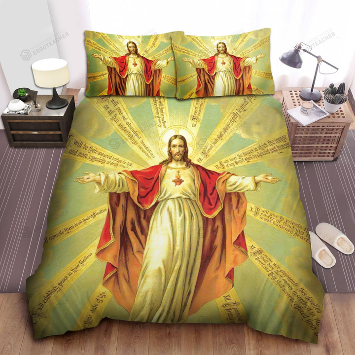God Giving The Words  Bed Sheets Spread  Duvet Cover Bedding Sets