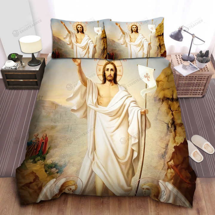 The Painting Of Jesus Bed Sheets Spread  Duvet Cover Bedding Sets