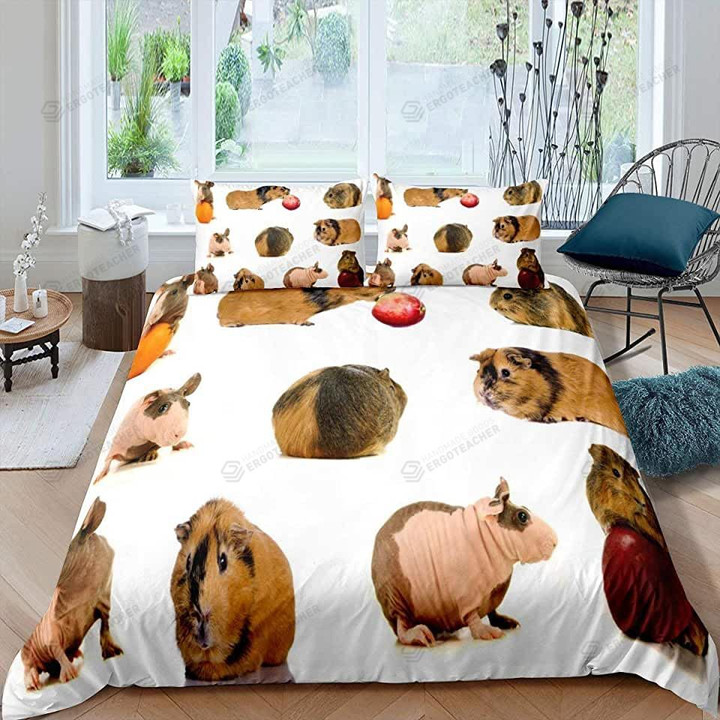 Guinea Pig Cute Bed Sheet Duvet Cover Bedding Sets