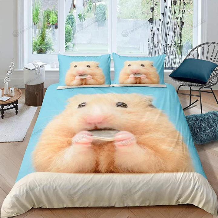 Lovely  Hamster Bed Sheet Duvet Cover Bedding Sets