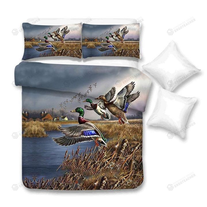 Wild Duck Nature Bed Sheets Duvet Cover Bedding Sets