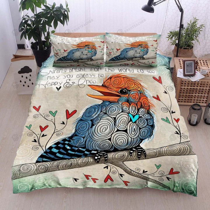 Bird Pattern Bed Sheets Duvet Cover Bedding Sets