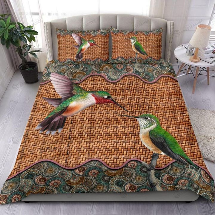 Hummingbird On The Seamless Bed Sheets Duvet Cover Bedding Sets