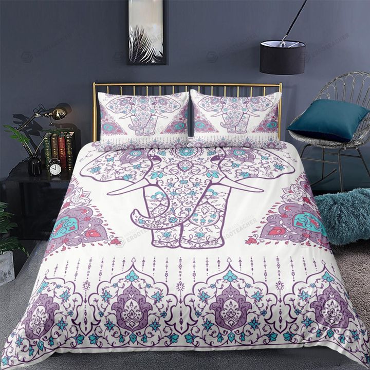 Bohemian Elephant Pattern Bed Sheets Duvet Cover Bedding Sets
