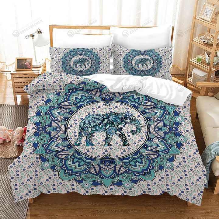 Elephant Boho Pattern Bed Sheets Duvet Cover Bedding Sets